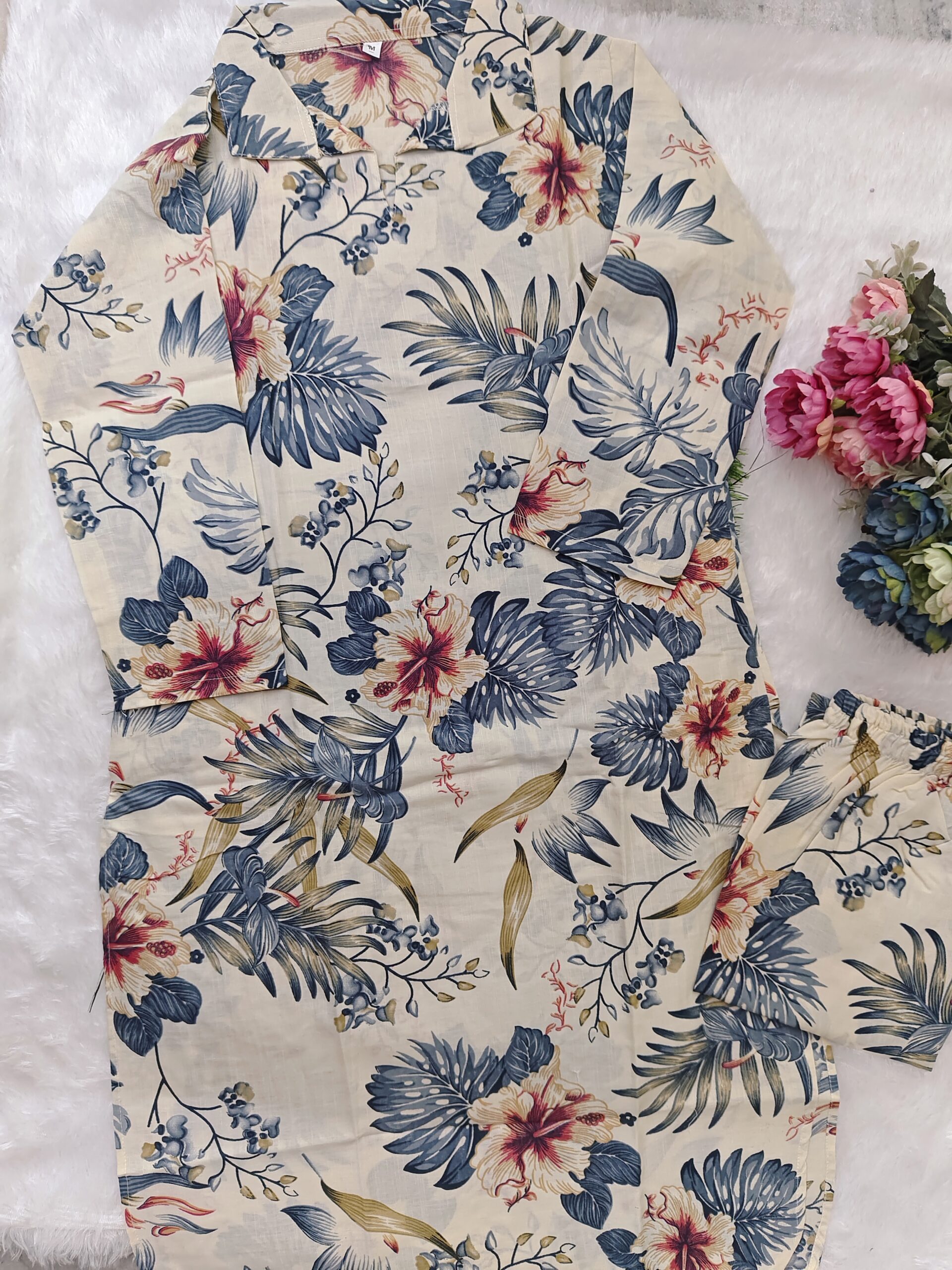 Multi color co-ord  set - 2Pc